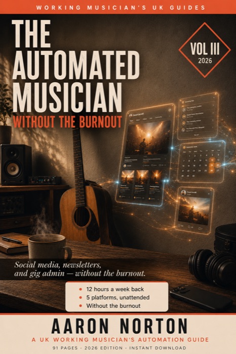The Automated Musician — a PDF guide to putting your event promo on autopilot